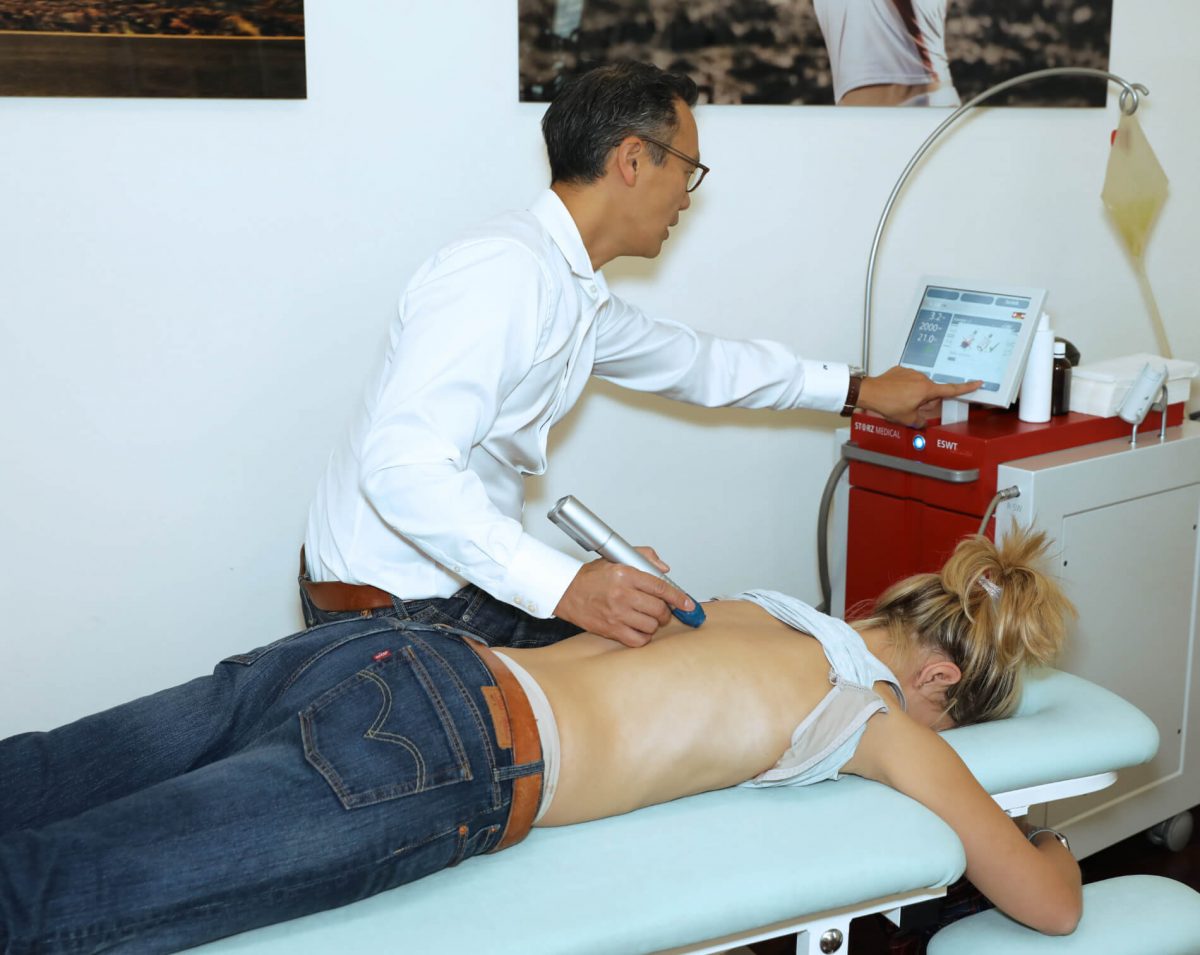 Stoßwellentherapie – Geräteansicht